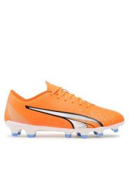 Puma Buty do piłki nożnej Ultra Play Fg/Ag Ultra 107224 01 Pomarańczowy. Brązowe buty sportowe męskie Puma, ze skóry, bez zapięcia. Za 159.99 zł.