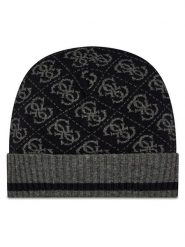 Guess Czapka AM5028 POL01 Czarny. Czarne rękawiczki męskie Guess, na zimę, z aplikacjami, z materiału. Za 159.99 zł.