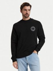 HUGO Bluza Nedos 50572298 Czarny Regular Fit. Czarne bluzy męskie Hugo, m, bez wzorów, z bawełny, bez kaptura. Za 349.99 zł.
