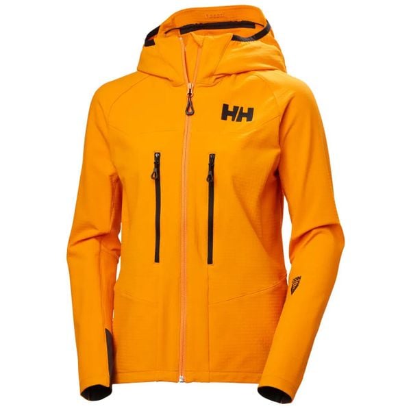Damska kurtka narciarska Helly Hansen Odin Pro Shield. Brązowe kurtki damskie Helly Hansen, l, bez wzorów, z elastanu, bez kaptura, narciarskie. Za 920.00 zł.