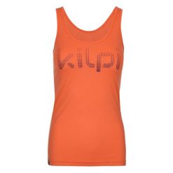 Damski top funkcjonalny Kilpi KALAHARI-W. Czerwone koszulki sportowe damskie Kilpi, l, bez wzorów, bez kołnierzyka, bez ramiączek, do biegania. Za 91.56 zł.