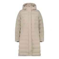 PARKA DAMSKA CMP KAKI. Brązowe parki damskie CMP, na zimę, s, bez wzorów, z materiału, eleganckie, z kapturem. Za 499.99 zł.