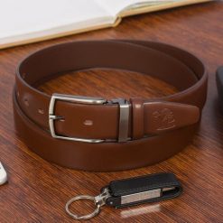 Pasek męski skórzany premium 3,5 cm casualowy brązowy skóra lico Beltimore brązowy E37 : Kolory - brązowy, beżowy, Rozmiar pasków - r.95-110 cm. Brązowe paski damskie bez wzorów, ze skóry, klasyczne. Za 59.90 zł.