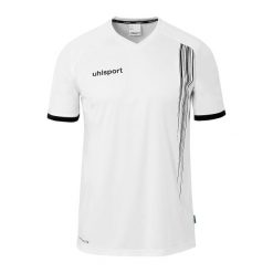 Koszulka treningowa męska Uhlsport Impulse. Białe koszulki sportowe męskie Uhlsport, m, bez wzorów, bez kołnierzyka, bez ramiączek, do piłki nożnej. Za 214.00 zł.
