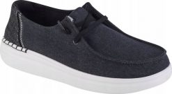 HEY DUDE Hey Dude Wendy Rise 40074-001 Czarne 40. Czarne trampki i tenisówki damskie Hey dude, bez wzorów, bez zapięcia. Za 361.93 zł.