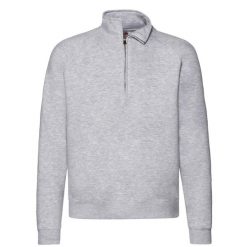 Bluza Męska Premium Z Zamkiem Błyskawicznym. Szare bluzy męskie Fruit of the Loom, m, bez wzorów, bez kaptura. Za 135.99 zł.