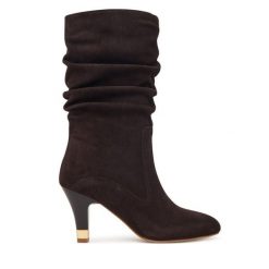 Botki Liu Jo. Brązowe botki damskie Liu Jo, bez obcasa, na słupku, bez zapięcia. Za 879.99 zł.