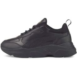 Buty Puma Cassia, Kobiety. Czarne obuwie sportowe damskie Puma, bez wzorów, z gumy, trekkingowe. Za 299.00 zł.