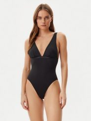 Tommy Hilfiger Strój kąpielowy UW0UW05845 Czarny. Czarne kostiumy jednoczęściowe damskie Tommy Hilfiger, l, bez wzorów, z syntetyku. Za 259.99 zł.