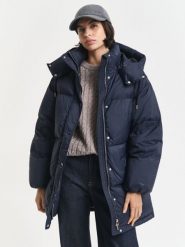 Gant kurtka puchowa Kobiety niebieski, XL. Niebieskie kurtki damskie GANT, xl, bez wzorów, z puchu, bez kaptura. Za 1,299.95 zł.