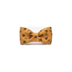 Mucha marthu HONEY BEE. Brązowe krawaty i muchy Marthu, w paski, z tkaniny, eleganckie. Za 89.00 zł.