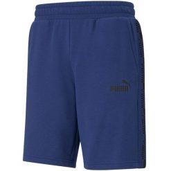 Spodenki męskie Puma Amplified niebieskie. Niebieskie krótkie spodenki sportowe męskie Puma, m, bez wzorów, z bawełny, na fitness i siłownię. Za 108.88 zł.