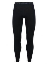 Legginsy termoaktywne męskie Icebreaker Merino 260 Tech. Czarne legginsy sportowe męskie Icebreaker, m, bez wzorów, z materiału, długie, trekkingowe. Za 463.65 zł.