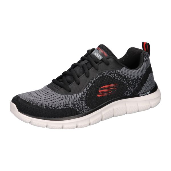 Buty sportowe Sneakersy męskie, Track - Leshur. Czarne buty sportowe męskie Skechers, bez zapięcia, trekkingowe. Za 249.99 zł.