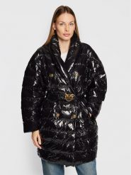 PINKO Kurtka zimowa Izar 1G18CX A00N Czarny Regular Fit. Czarne kurtki damskie Pinko, na zimę, m, bez wzorów, z syntetyku, bez kaptura. Za 1,849.00 zł.