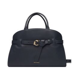 Torebka Coccinelle. Niebieskie torebki do ręki damskie Coccinelle, bez wzorów, klasyczne, bez dodatków. Za 1,779.00 zł.