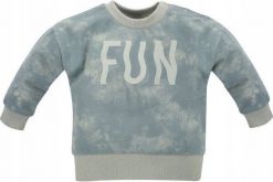 PINOKIO Bluza dresowa z długim rękawem dla chłopca Fun Time Pinokio 80. Bluzy dla chłopców Pinokio, bez wzorów, z dresówki, bez ramiączek, bez kaptura. Za 51.88 zł.
