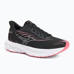 Buty do biegania damskie Mizuno Wave Skyrise 6. Czarne obuwie sportowe damskie Mizuno, bez wzorów, do biegania, mizuno wave. Za 659.99 zł.