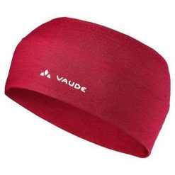 Krakersy VAUDE Merino. Czerwone czapki i kapelusze męskie Vaude, bez wzorów, sportowe. Za 135.45 zł.