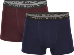 4f Bokserki męskie 4F M051 granat czerwień 4FWMM00UBXSM051 31S S. Czerwone bokserki męskie 4f, m, bez wzorów. Za 63.60 zł.