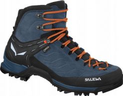 Buty trekkingowe męskie Buty mtn trainer mid gtx-dark denim-black-uk 9,5 (44). Czarne trekkingi męskie NoName. Za 974.48 zł.