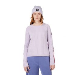 Sweter damski Rossignol Corbyr. Fioletowe swetry damskie Rossignol, na zimę, bez wzorów, bez kołnierzyka, bez ramiączek, bez kaptura. Za 657.50 zł.