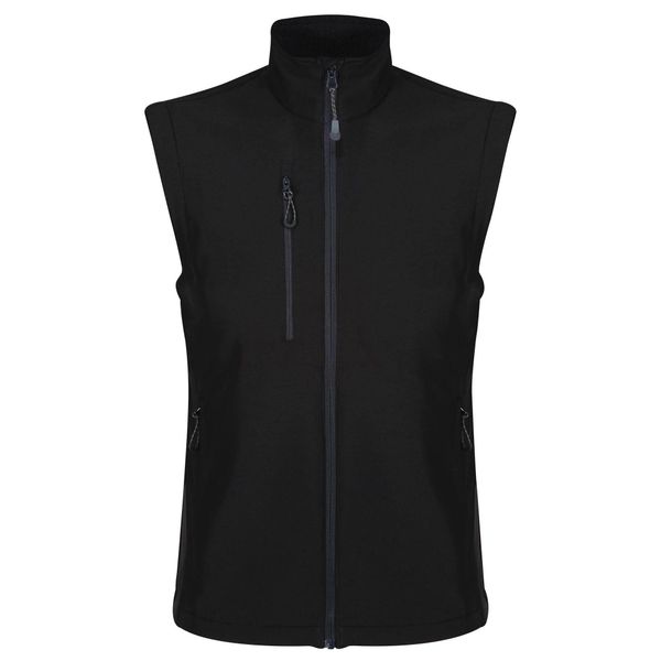 Ocieplana Męska Softshell Z Recyklingu. Czarne kurtki męskie Regatta, m, bez wzorów, z softshellu, sportowe, bez kaptura. Za 134.99 zł.
