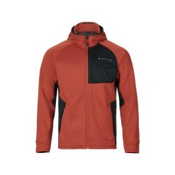 Kurtka turystyczna z termicznym kapturem Musto Evo. Brązowe kurtki sportowe męskie Musto, bez wzorów, trekkingowe. Za 612.50 zł.