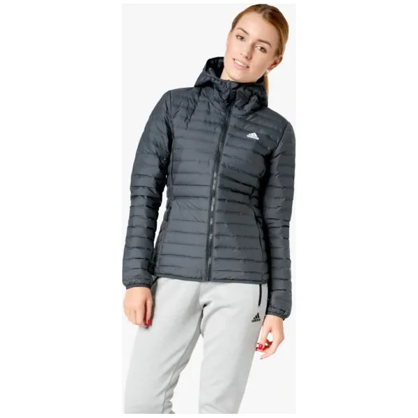 Adidas Kurtka W Varilite So H , szary, rozmiar M. Szare kurtki damskie Adidas, m, bez wzorów, z materiału, bez kaptura. W wyprzedaży za 399.99 zł.