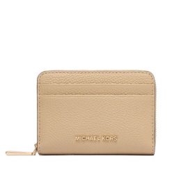 Portfel MICHAEL Michael Kors. Brązowe portfele damskie MICHAEL Michael Kors, bez wzorów. Za 420.99 zł.
