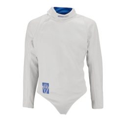 Bluza do szermierki 800N dla leworęcznych męska. Białe bluzy męskie FENC'IT, l, bez wzorów, z materiału, bez kaptura. Za 799.99 zł.