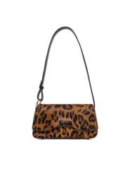 Guess Torebka HWLO75 29780 Beżowy. Brązowe torebki do ręki damskie Guess, z aplikacjami, ze skóry, bez dodatków. Za 539.99 zł.