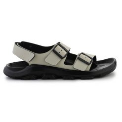 Sandały Birkenstock Mogami 1027089 beżowy. Brązowe sandały męskie z materiału, bez zapięcia. Za 613.11 zł.