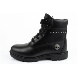 Buty do chodzenia damskie Timberland 6IN Hert BT Cupsole. Czarne obuwie sportowe damskie Timberland, bez wzorów, z materiału, trekkingowe. Za 766.00 zł.