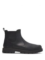 Sztyblety męskie Timberland Britton Road Mid Chelsea Boot. Czarne botki męskie Timberland, bez wzorów, biznesowe, bez zapięcia. Za 579.99 zł.