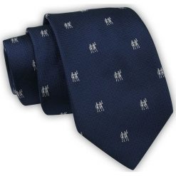 Krawat Alties (7 cm) - Znaki Zodiaku: BLIŹNIĘTA. Niebieskie krawaty i muchy Alties, bez wzorów, z tkaniny, eleganckie. Za 49.00 zł.