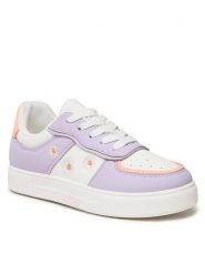 DeeZee Sneakersy CF2407-1 Fioletowy. Fioletowe buty sportowe dziewczęce DeeZee, bez wzorów, ze skóry, bez zapięcia. Za 79.99 zł.