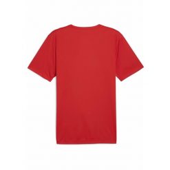 Męska koszulka z grafiką individualRISE PUMA Red. Czerwone koszulki sportowe męskie Puma, m, bez wzorów, bez kołnierzyka, bez ramiączek, do piłki nożnej. W wyprzedaży za 99.00 zł.
