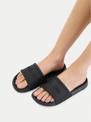 Hunter Klapki CEO-3C048 Czarny. Czarne klapki damskie Hunter, bez wzorów, z syntetyku, bez obcasa. Za 119.99 zł.