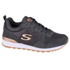 Buty do chodzenia damskie Skechers OG 85 Goldn Girl. Szare obuwie sportowe damskie Skechers, bez wzorów, z materiału, trekkingowe. Za 357.00 zł.