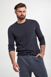 Sweter męski Baris JOOP! JEANS. Swetry przez głowę męskie JOOP! Jeans, m, bez wzorów, z jeansu, bez kołnierzyka. W wyprzedaży za 351.75 zł.