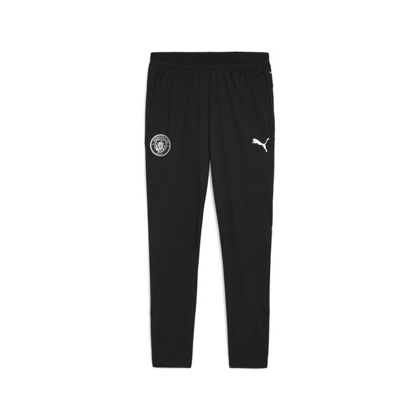 Męskie spodnie treningowe Manchester City PUMA. Czarne spodnie sportowe męskie Puma, l, bez wzorów, do biegania. Za 329.00 zł.