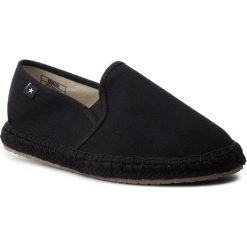 Espadryle BIG STAR - DD274A137 Black. Czarne espadryle damskie Big Star, bez wzorów, z materiału, retro, bez obcasa, na płaskiej podeszwie, bez zapięcia. W wyprzedaży za 89.00 zł.