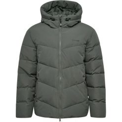 Kurtka puchowa Hummel. Szare kurtki męskie Hummel, s, bez wzorów, z puchu, bez kaptura. Za 439.50 zł.