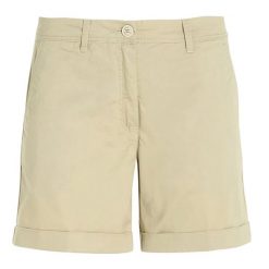 Krótkie Spodnie Slam Deck Ws Lgt Chino Damskie. Brązowe szorty damskie SLAM, l, bez wzorów, z bawełny. W wyprzedaży za 215.30 zł.