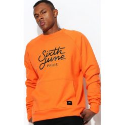 Pomarańczowa Bluza Intricate. Bluzy męskie marki Born2be. Za 94.99 zł.