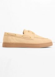 Loafersy ze sznurowaniem. Brązowe baleriny damskie bonprix, bez wzorów, bez obcasa. Za 59.99 zł.