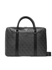 Guess Torba na laptopa Vezzola Smart HMEVZL P3138 Czarny. Czarne torby na laptopa męskie Guess, z aplikacjami, ze skóry. Za 369.99 zł.