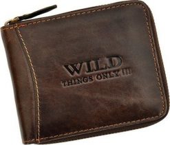Wild skóra naturalna Męski portfele Wild Things Only 5267 NoSize. Portfele męskie Wild, bez wzorów, ze skóry. Za 69.00 zł.