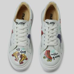 Mumka Shoes Sneakersy wegańskie na platformie Królowa Wrotek Mumka-37. Trampki i tenisówki damskie Mumka Shoes, bez wzorów, bez zapięcia. Za 329.00 zł.
